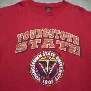 Vintage 90s Youngstown State University Crewneck Sweatshirt L